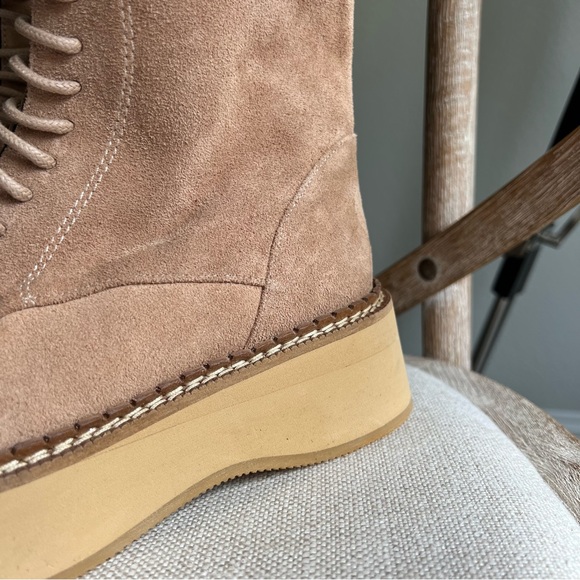 Anthropologie Paloma Barcelo Dorotea Lace-Up Platform Boots - Picture 3 of 10